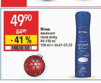 Globus Nivea deodorant nabídka