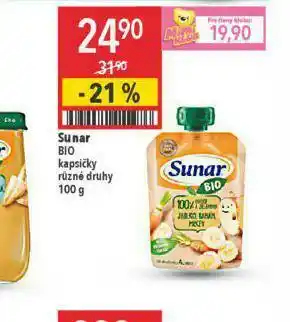 Globus Sunar bio kapsičky nabídka