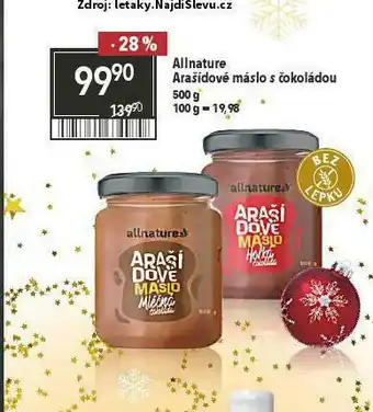 Globus Arašídové máslo s čokoládou nabídka