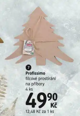 Filcové prostírání na příbory