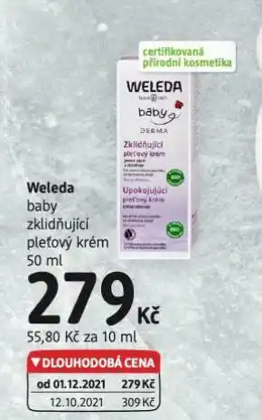 dm drogerie Weleda pleťový krém nabídka