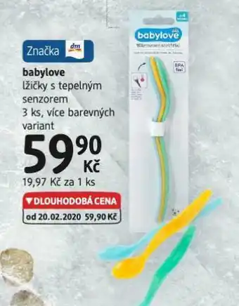 dm drogerie Babylove lžičky nabídka