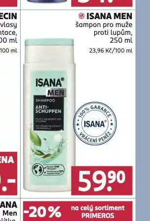 Rossmann Isana men šampon nabídka