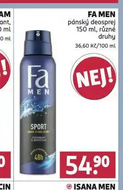 Rossmann Fa men deosprej nabídka