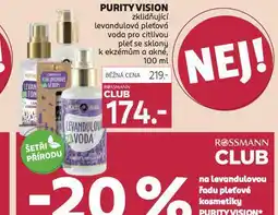 Rossmann Purity vision levandulová voda nabídka