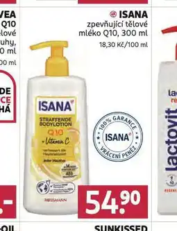 Rossmann Isana zpevňující tělové mléko q10 nabídka