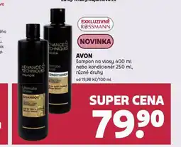 Rossmann Avon šampon, kondicioner nabídka