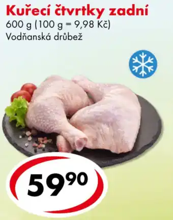 CBA Kuřecí čtvrtky zadní nabídka