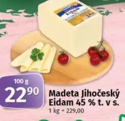 COOP TIP Madeta Jihočeský Eidam 45 % t. v s. nabídka