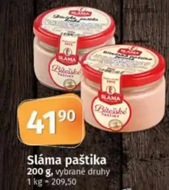 COOP TIP Sláma paštika nabídka