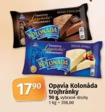 COOP TIP Opavia Kolonáda trojhránky nabídka