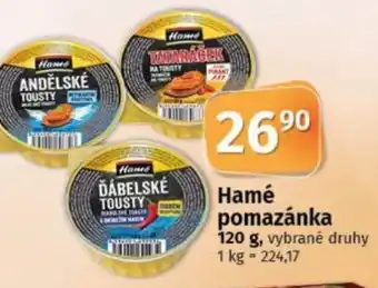 COOP TIP Hamé pomazánka nabídka