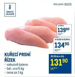 Makro Kuřecí prsní řízek nabídka