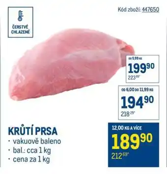 Makro Krůtí prsa nabídka