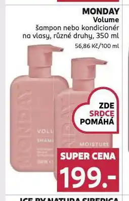 Rossmann Monday šampon, kondicioner nabídka