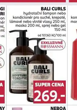 Rossmann Baliř curls šampon, kondicioner nabídka