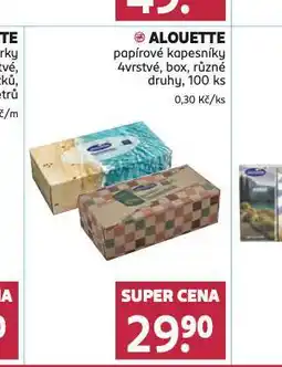Rossmann Alouette papírové kapesníky nabídka