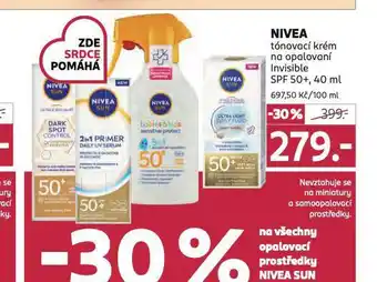 Rossmann Nivea tónovací krém na oplaování nabídka