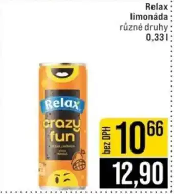 Jip Relax limonáda nabídka