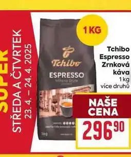 Billa Tchibo Espresso Zrnková Κάνα 1kg nabídka