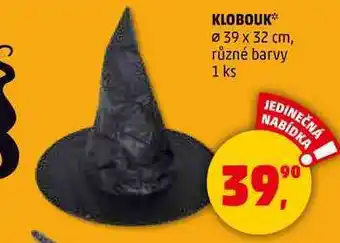 Penny Market KLOBOUK průměr 39 x 32 cm, různé barvy, 1 ks nabídka