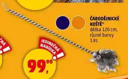 Penny Market ČARODĚJNICKÉ KOŠTĚ délka 120 cm, různé barvy, 1 ks nabídka