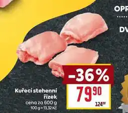 Billa Kuřecí stehenní řízek cena za 600 g nabídka