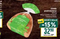 Billa Chléb podmáslový 500 g nabídka