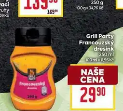 Billa Grill Party Francouzský dresink 250 ml nabídka