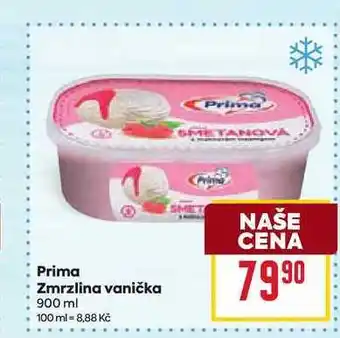 Billa Prima Zmrzlina vanička 900 ml nabídka