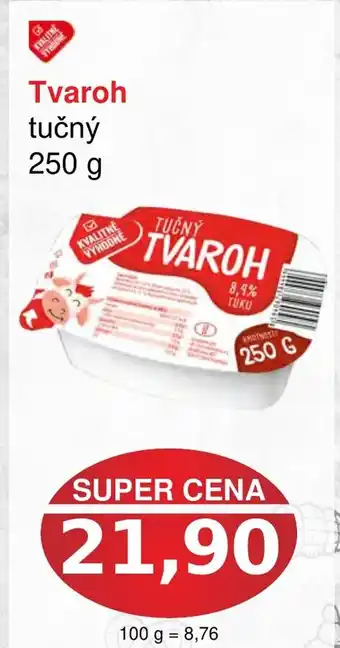 PLUS JIP Tvaroh tučný nabídka