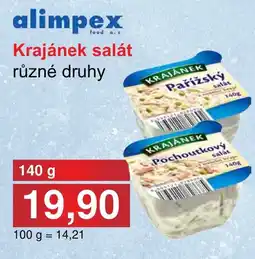 PLUS JIP Krajánek salát nabídka
