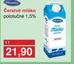 PLUS JIP Čerstvé mléko polotučné 1,5% nabídka