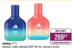Teta adidas pánská, nebo dámská EDP 50 ml, vybrané druhy nabídka