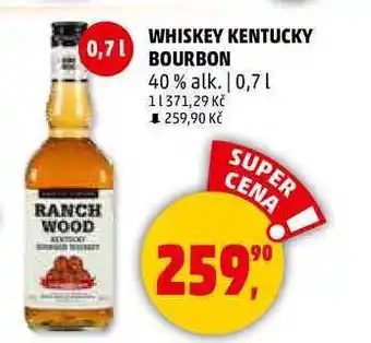 Penny Market WHISKEY KENTUCKY BOURBON 40% alk., 0,7 l nabídka