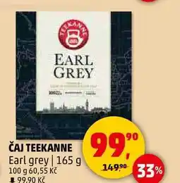 Penny Market ČAJ TEEKANNE Earl grey, 165 g nabídka