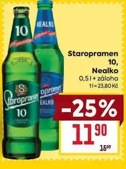 Billa Staropramen 10 0,5l nabídka