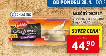 Lidl Sol&Mar Natilla de huevo con caramelo nabídka
