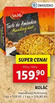 Lidl Sol&Mar Tarte de Amêndoa Mandlový dort nabídka