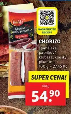 Lidl Chorizo nabídka