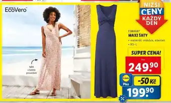 Lidl ESMARA MAXI ŠATY nabídka