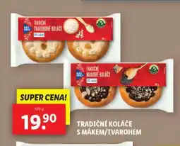 Lidl Tradiční koláče s mákem/tvarohem nabídka