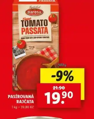 Lidl Baresa Pasírovaná rajčata nabídka