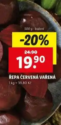 Lidl ŘEPA ČERVENÁ VAŘENÁ nabídka