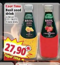 Norma Cool time basil seed drink nabídka