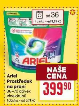 Billa Ariel Prostředek na praní 36-70 dávek nabídka