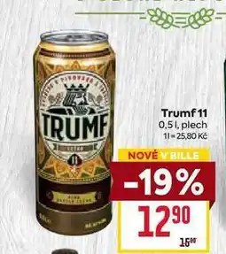 Billa Trumf 11 0,51, plech nabídka
