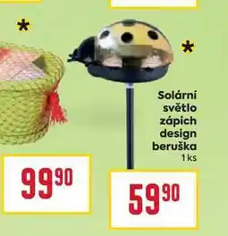 Billa Solární světlo zápich design beruška 1ks nabídka