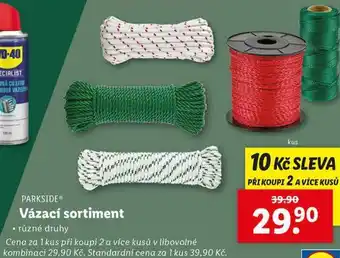 Lidl Vázací sortiment nabídka