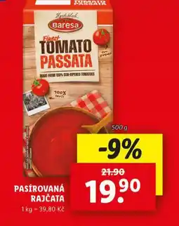 Lidl Pasírovaná rajčata nabídka